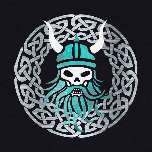 Viking Skull by Wild Geometric